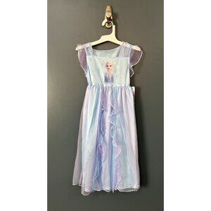 NWT 4T Girls Frozen Elsa NightGown - Blue: Polyester, Lightweight MSRP $18